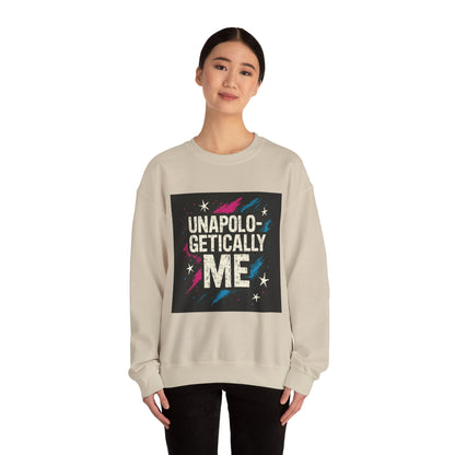 Sweatshirt — "Unapologetically Me" Graphic Crewneck
