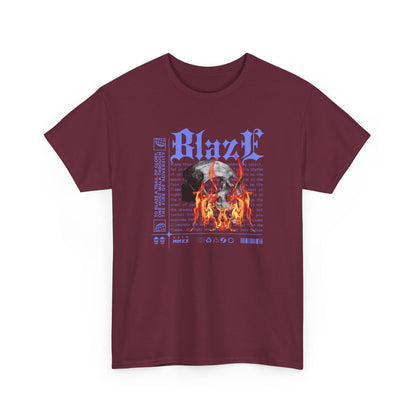 Blaze Moment Skull on Fire T-Shirt