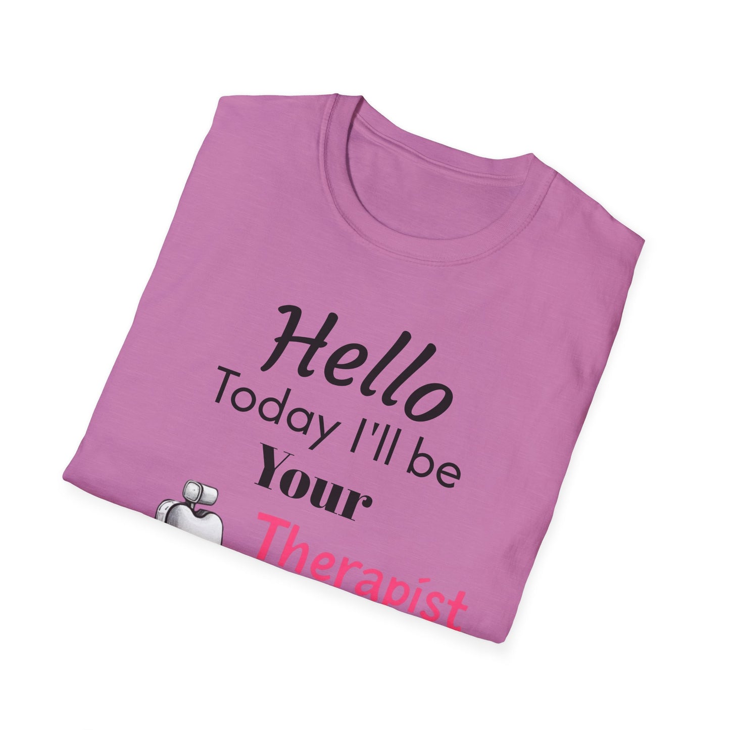 Hair stylist therapy, Unisex Softstyle T-Shirt | Perfect Gift for Barbers, Stylists, Hairdressers, Funny Tee for Self-Care Sundays, Hair Salon [...] - Psychonaut Swag