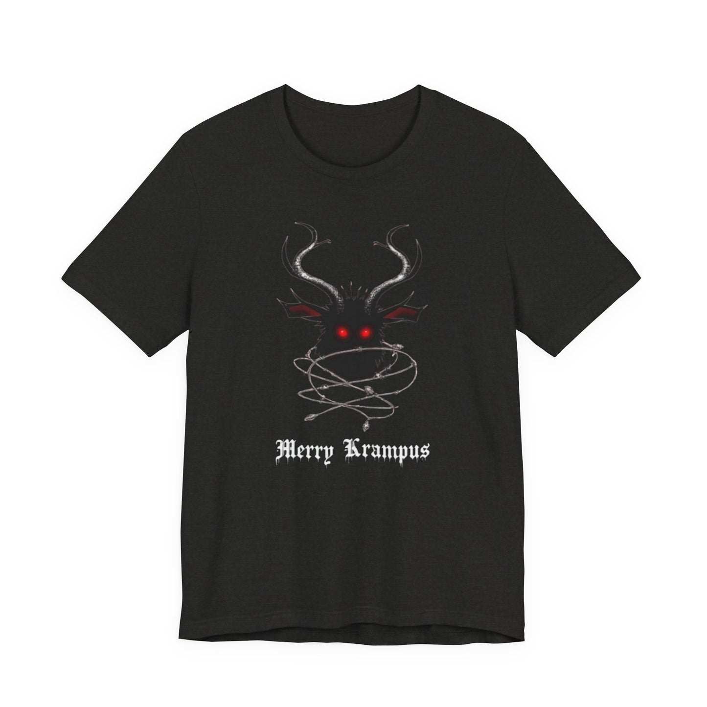 Krampus Graphic Tee — "Merry Krampus" Holiday Horror T-Shirt