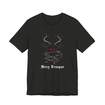 Krampus Graphic Tee — "Merry Krampus" Holiday Horror T-Shirt
