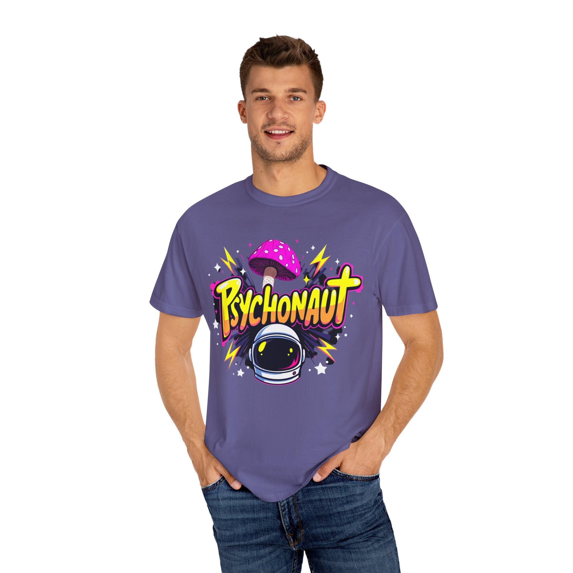 Psychonaut Explorer, Unisex Graphic T-Shirt - Fun, Colorful Space Design for Adventure Lovers - Psychonaut Swag