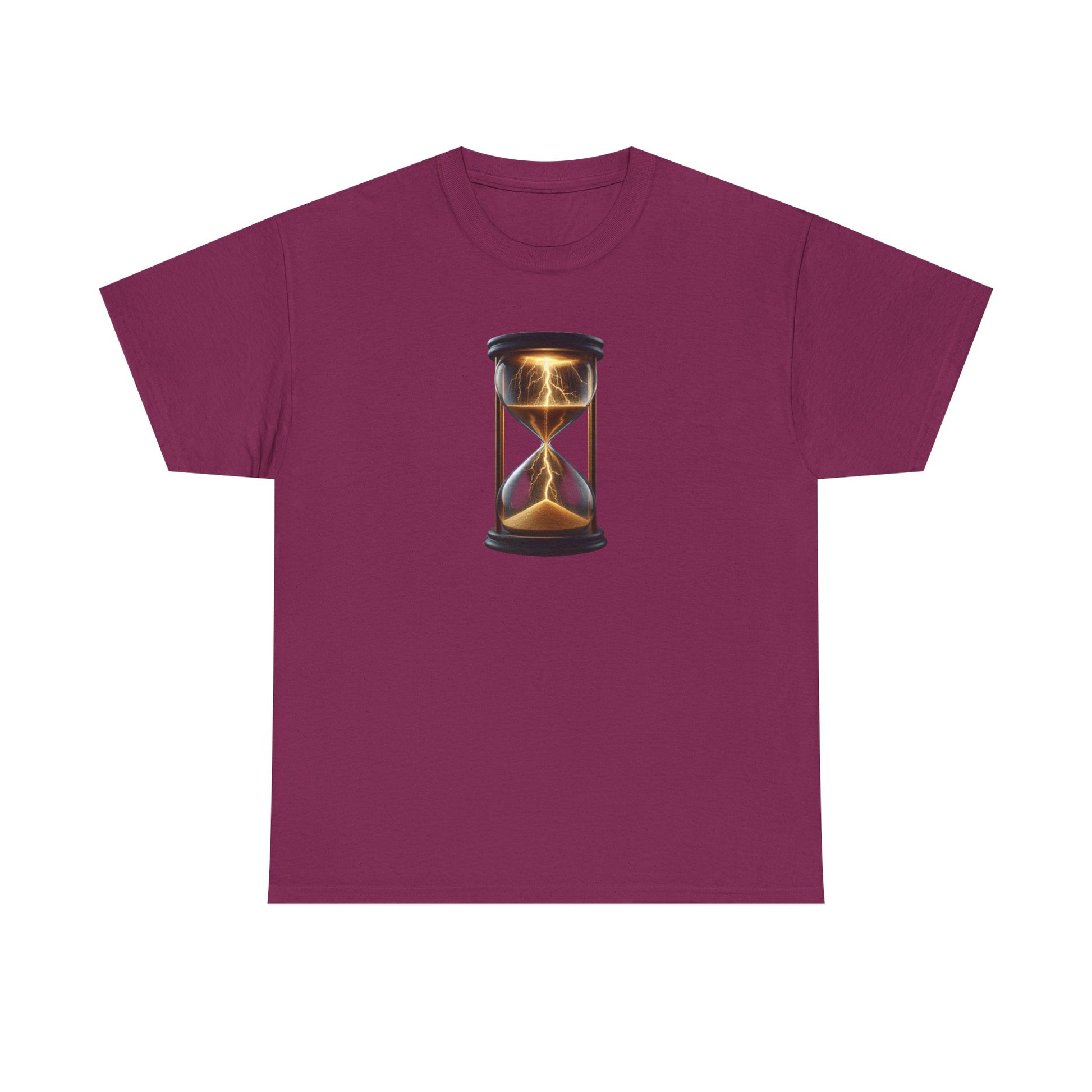 Static Time, Unisex Heavy Cotton Tee - Psychonaut Swag