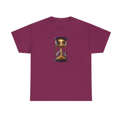 Static Time, Unisex Heavy Cotton Tee - Psychonaut Swag