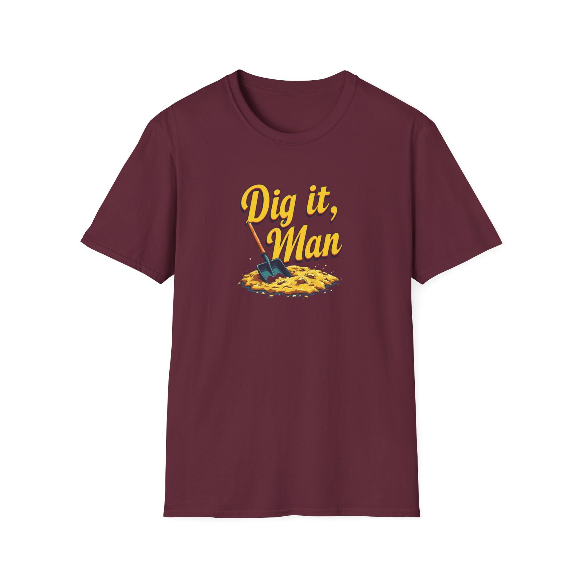 Dig it, Man, Fun Casual Tee for Beer Lovers, Gardeners, Gift for Father’s Day, Birthday, Humor Apparel, [...] - Psychonaut Swag