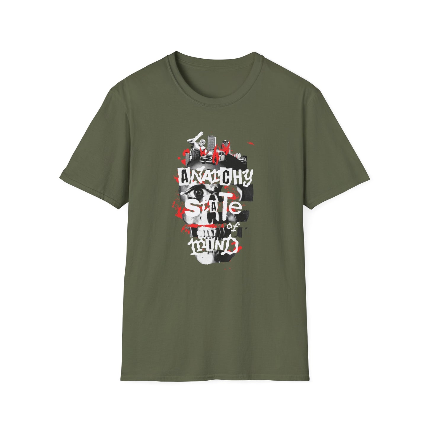 Anarchy State of Mind T-Shirt — "Take Over the Fake Media" Graphic Tee