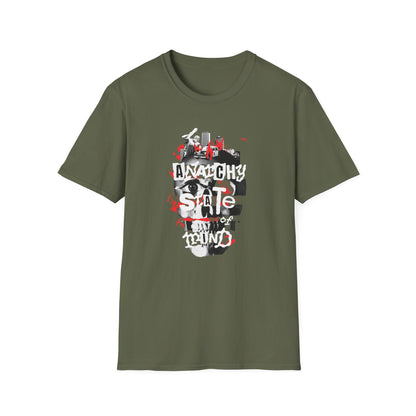 Anarchy State of Mind T-Shirt — "Take Over the Fake Media" Graphic Tee