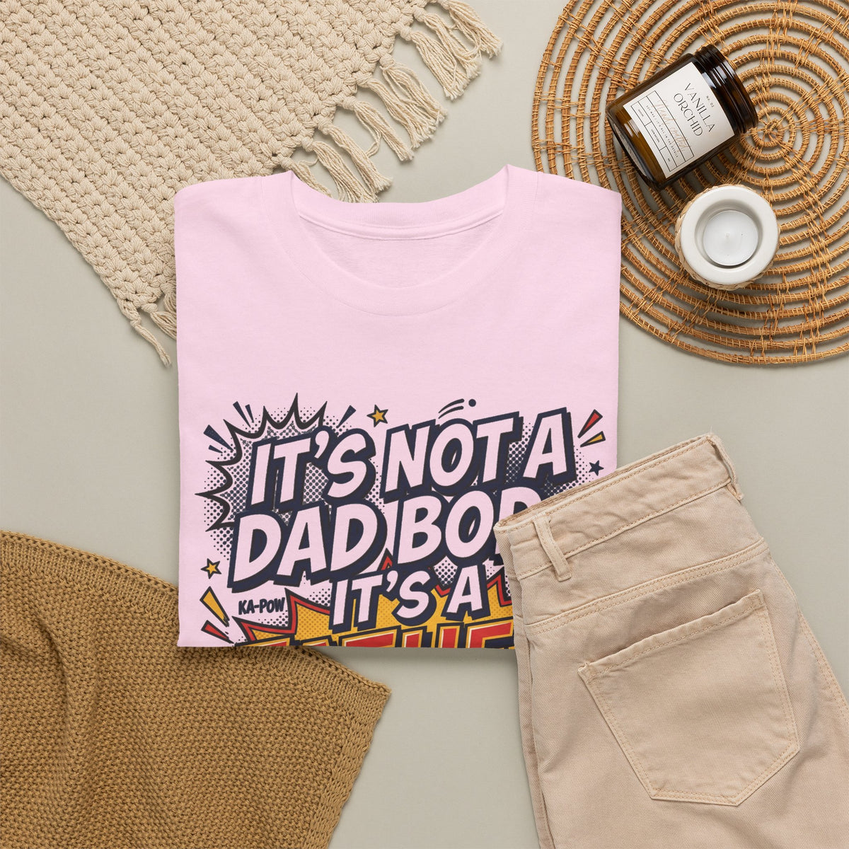 Father Figure T-Shirt — "It’s Not a Dad Bod… It’s a Father Figure!" Funny Father’s Day Tee