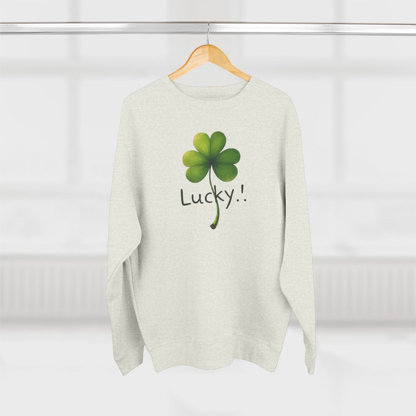 Lucky Clover Crewneck Sweatshirt — St. Patrick’s Day Shamrock Pullover