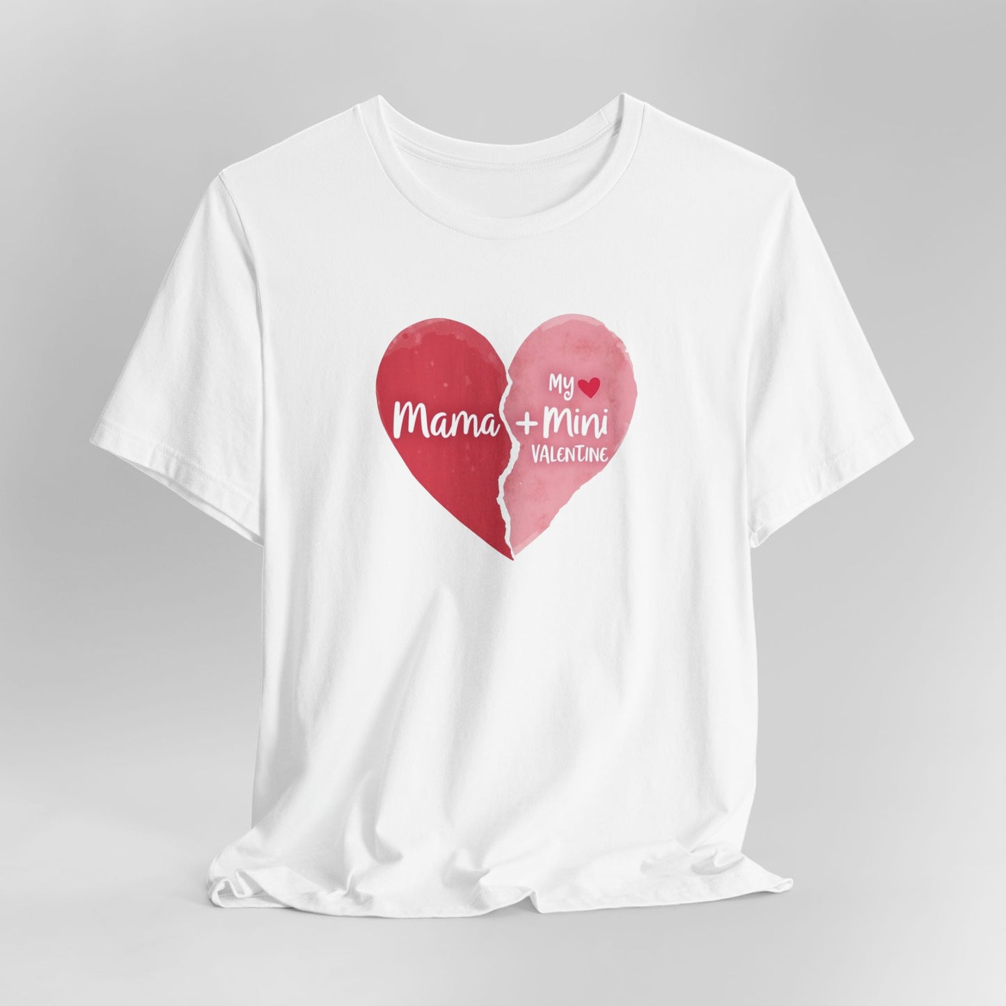 Mama + Mini Valentine T-Shirt — Matching Mother & Child Heart Tee