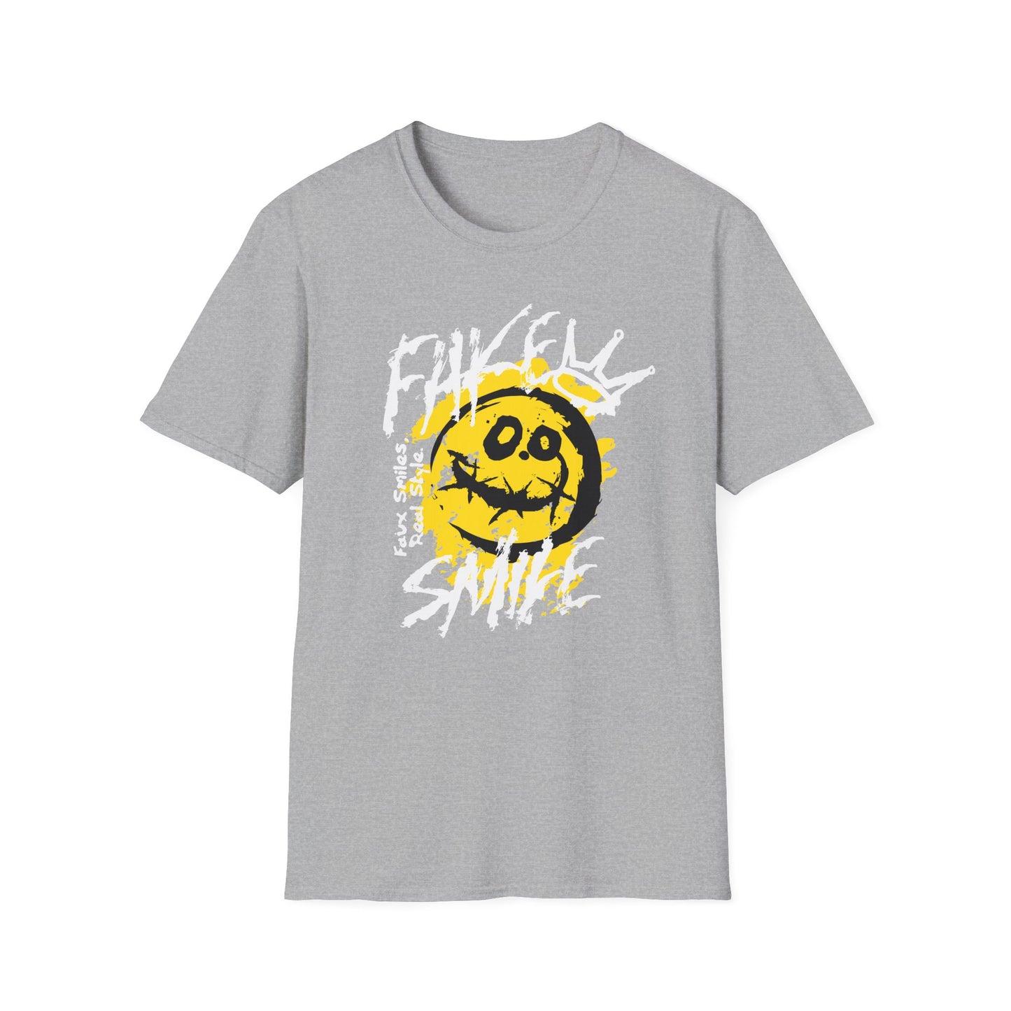 Fake Smile Vibe, Unisex Softstyle T-Shirt