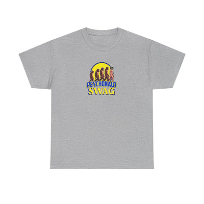 Psychonaut Basic tee, (Small Biz),  Unisex Heavy Cotton Tee, Psychedelic T-Shirt, Gifts for Festival Lovers, Unisex Graphic Tee, Casual Wear, Summer Vibes