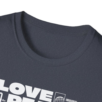 Love and Peace, Unisex Softstyle T-Shirt