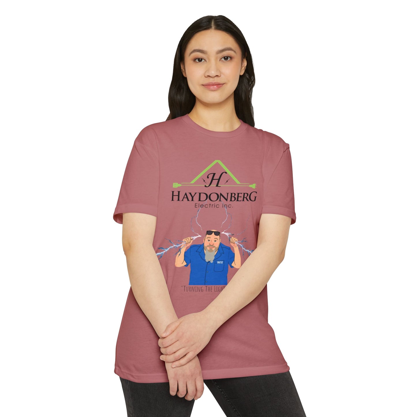 Haydonberg Turning The Lights On, Unisex CVC Jersey T-shirt