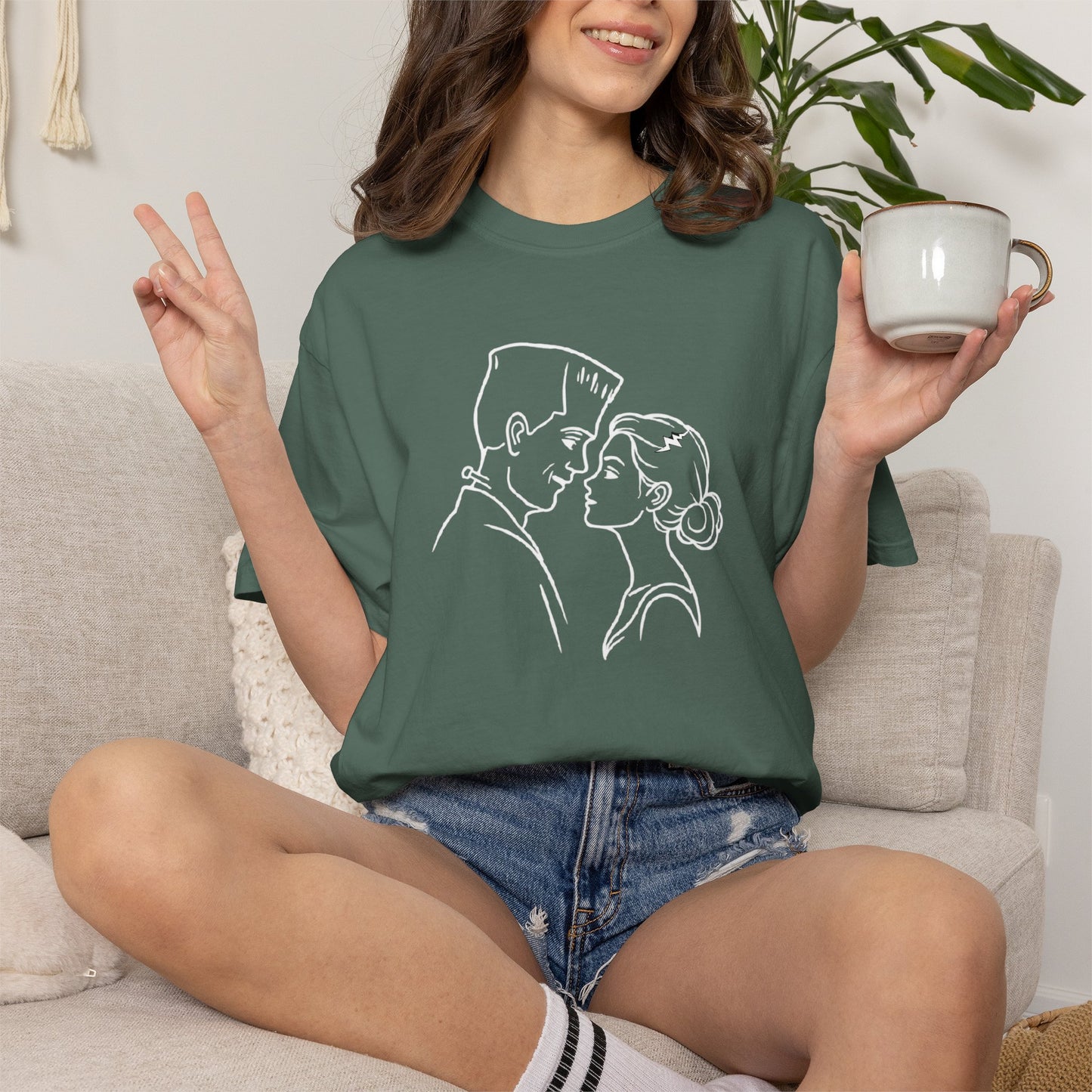 A Marriage So Strong it’s Scary Tee – Minimal Romantic Graphic T-Shirt