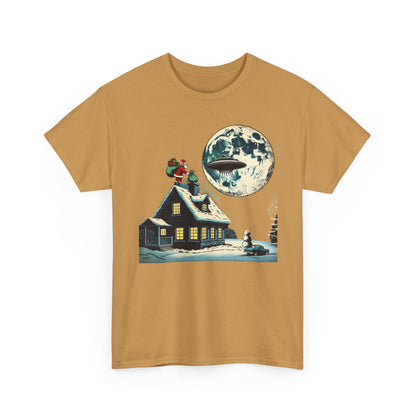 Christmas Santa UFO, Unisex Tee
