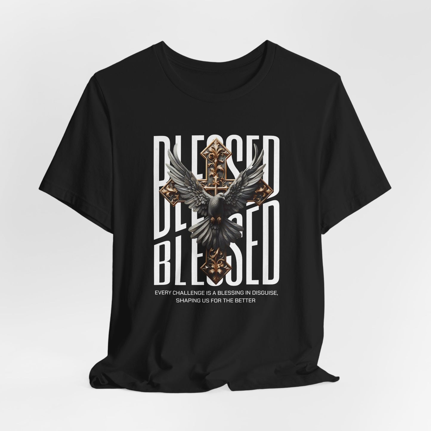 Blessed Dove Tee — Christian Faith Graphic T-Shirt