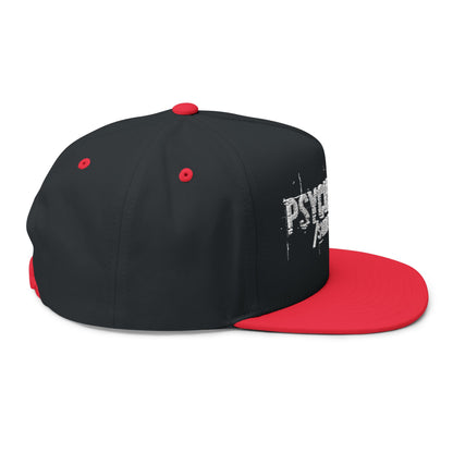 Flat Bill Cap (Psychonaut) - Stylish Embroidered Snapback, Perfect for Streetwear, Festivals, Casual Outings, Gifts