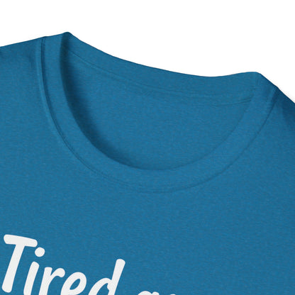 Tired as a Mother T-Shirt, Funny Mom Tee, Gift for Mothers Day, Unisex Tee, Coffee Lover Shirt, Relaxed Fit T-Shirt - Psychonaut Swag