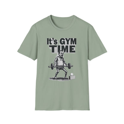 It's Gym Time T-Shirt, Motivational Workout Shirt, Fitness Apparel, Gift for Gym Lovers, Casual Sport Tee - Psychonaut Swag