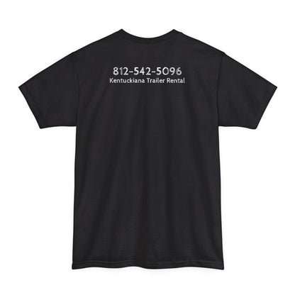 Tall mock1, Kentuckiana small biz swag, T-Shirt | Casual Souvenir Tee, Road Trip Gear, Gift for Trailer Owners, Fun Outdoor Wear, Unisex Apparel