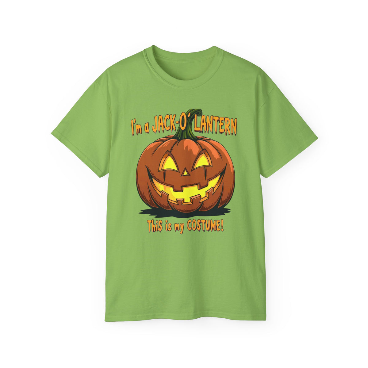 Halloween Jack-O'-Lantern Unisex Tee, Funny Costume Shirt, Spooky Festive Apparel, Halloween Party Gift, October Celebration Outfit