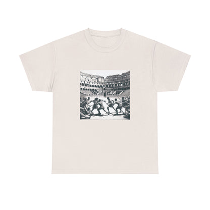Gladiator, fight Unisex Heavy Cotton Tee - Psychonaut Swag
