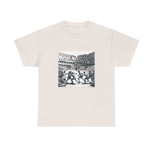 Gladiator, fight Unisex Heavy Cotton Tee - Psychonaut Swag