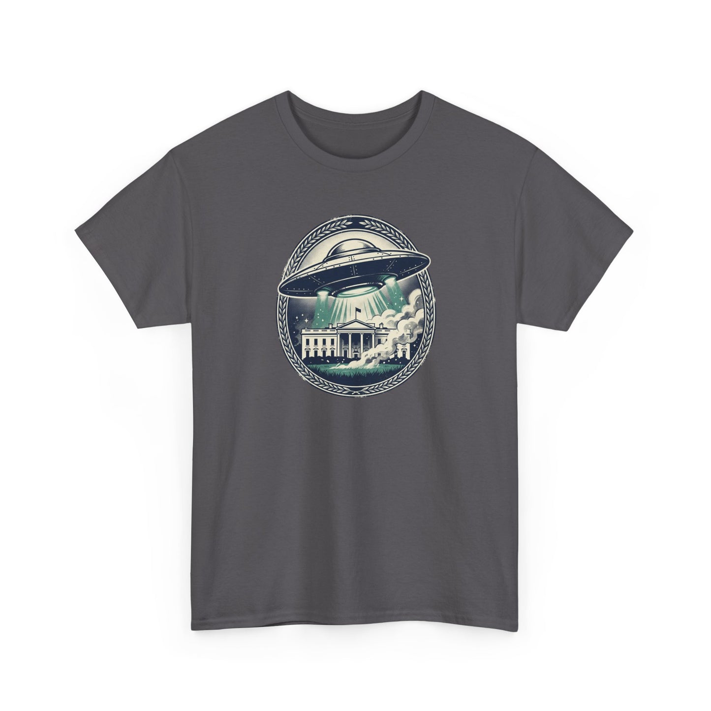 Alien Disclosure T-Shirt — Flying Saucer Over White House