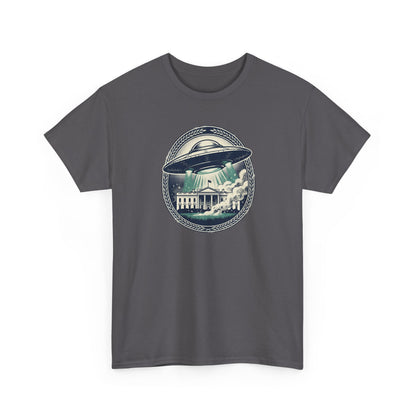 Alien Disclosure T-Shirt — Flying Saucer Over White House