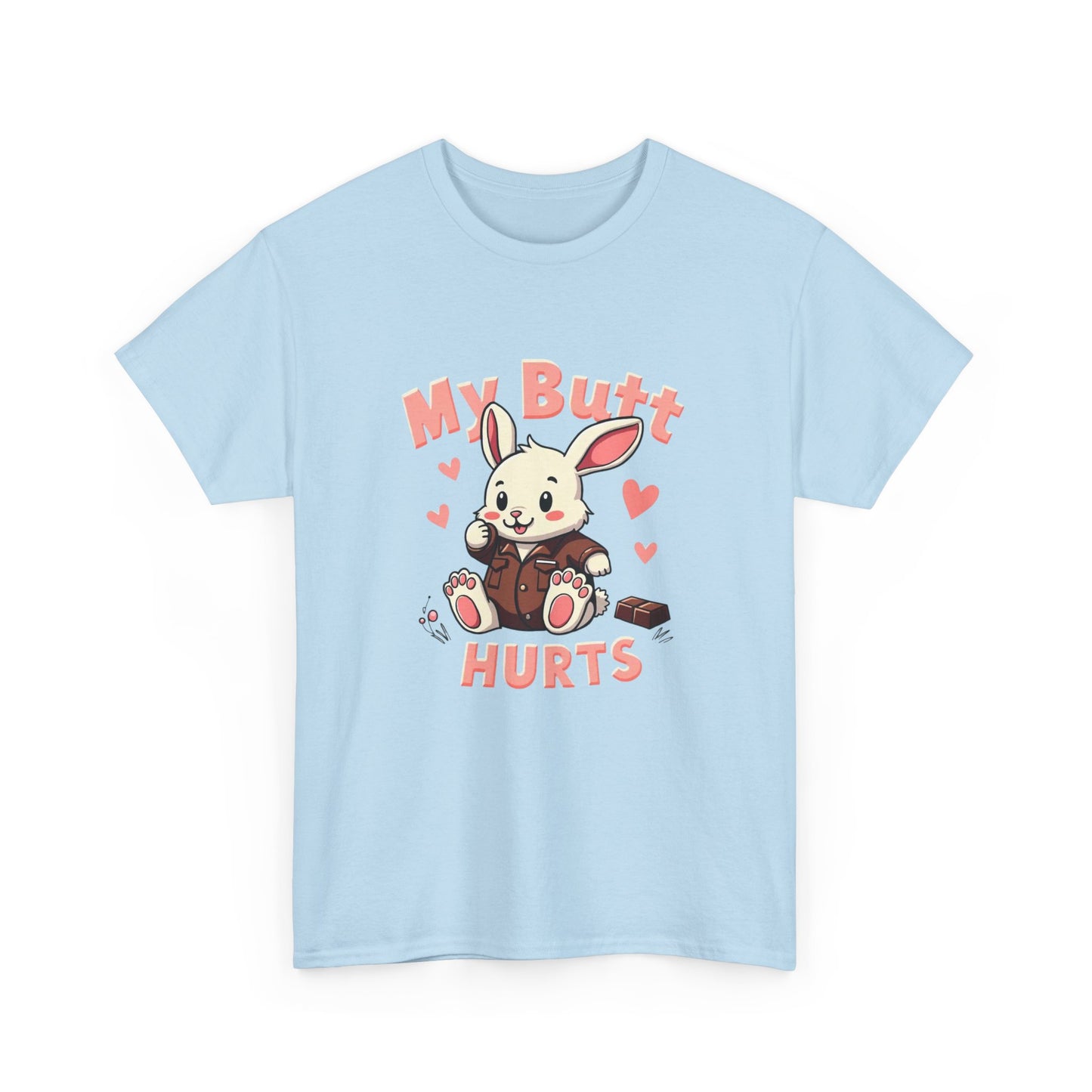 My Butt Hurts Bunny T-Shirt — Cute Kawaii Bunny Graphic Tee
