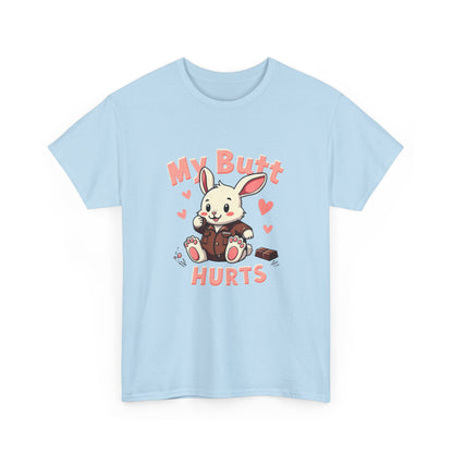 My Butt Hurts Bunny T-Shirt — Cute Kawaii Bunny Graphic Tee