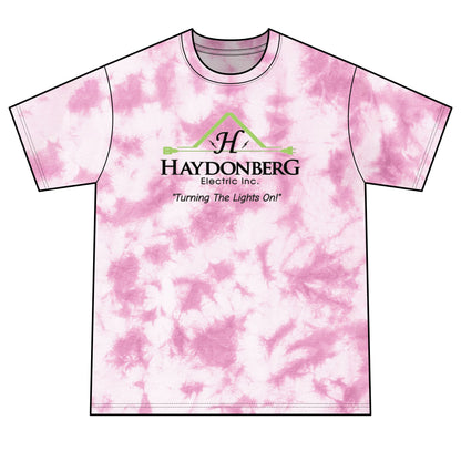 Haydonberg Turning The Lights On, Unisex Crystal Tie-Dye Tee