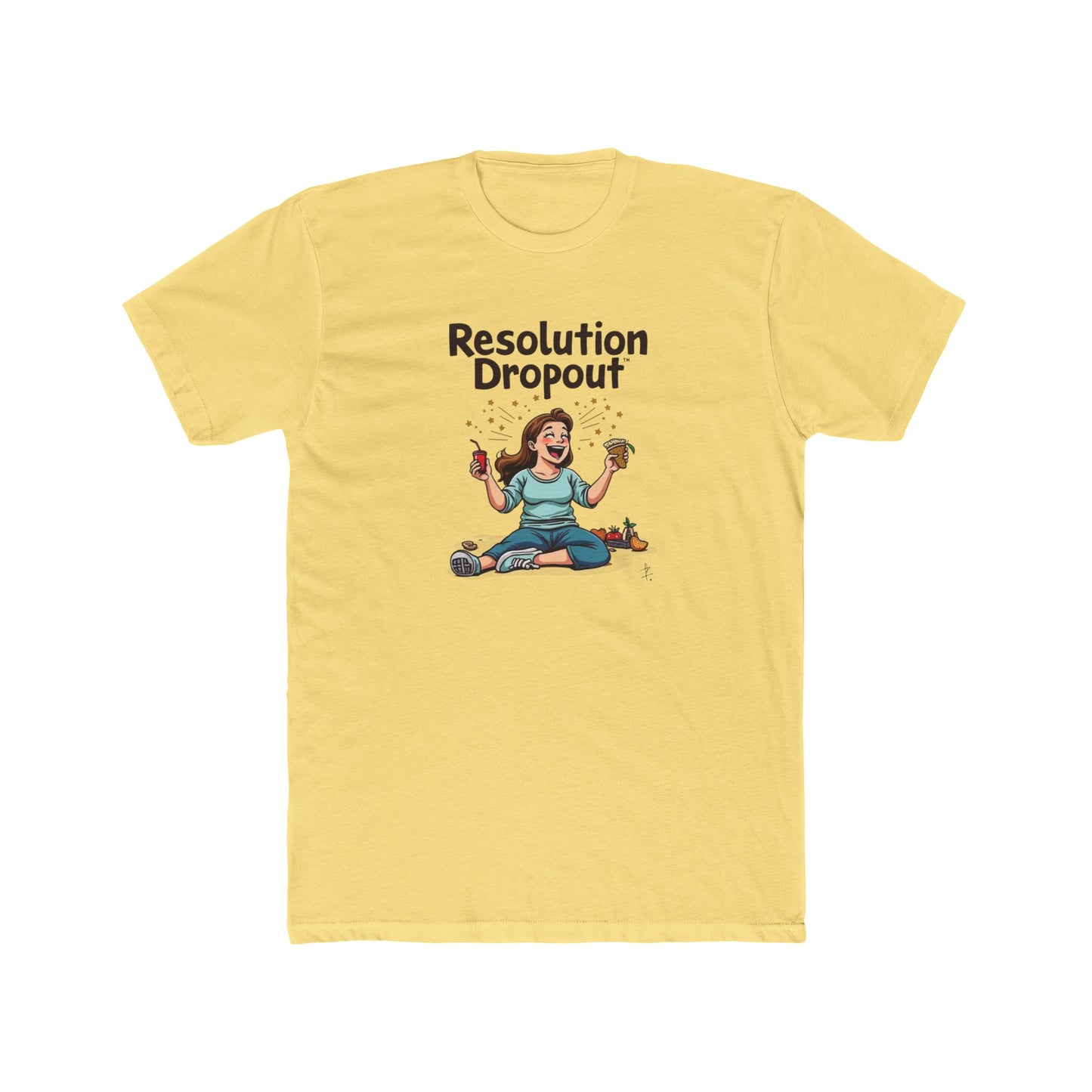 Resolution drop out, Unisex Cotton Crew Tee