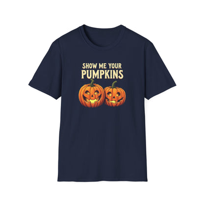 Show Me Your Pumpkins Halloween T-Shirt
