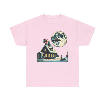 Christmas Santa UFO, Unisex Tee