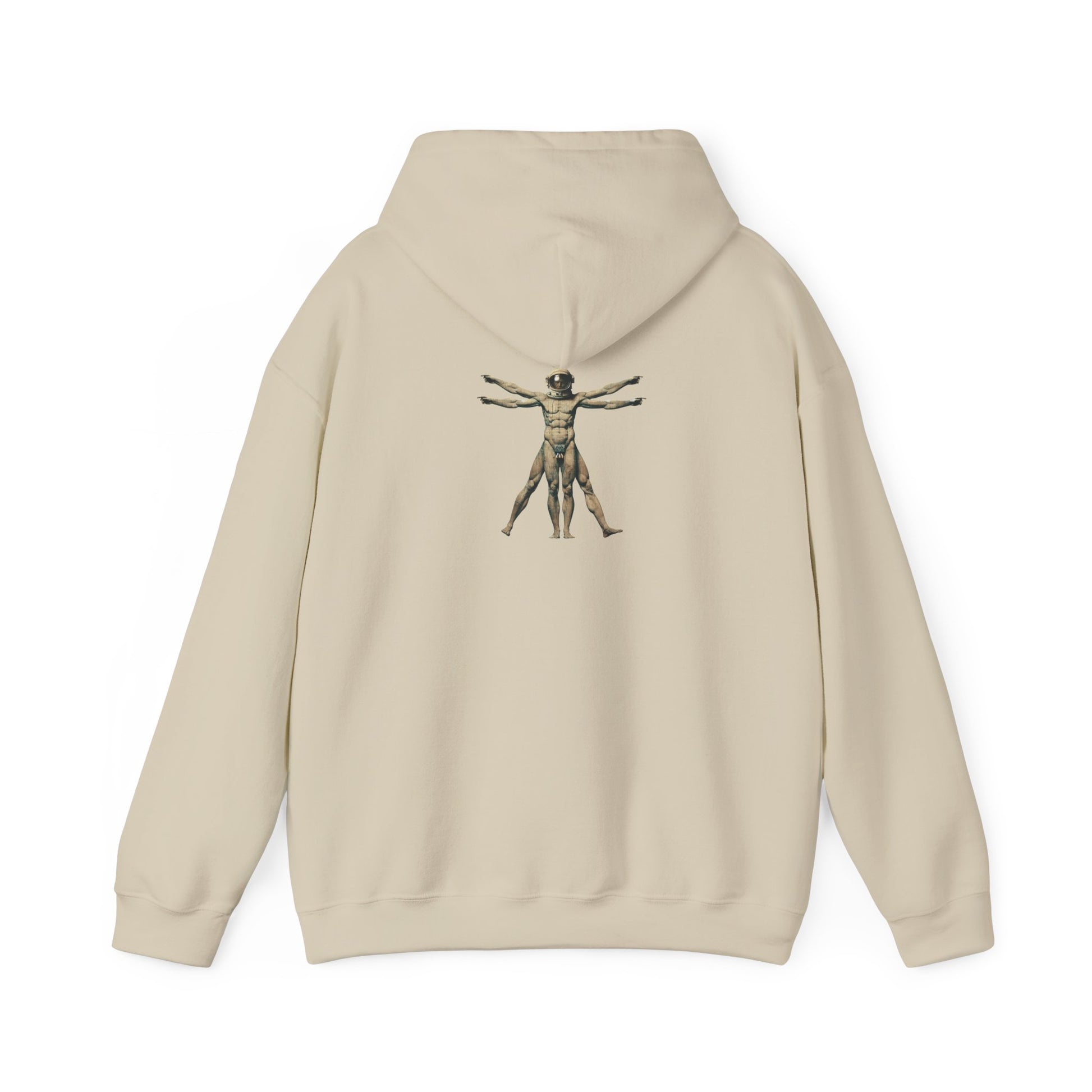 Psychonaut Staple, Vitruvian Hoody,Unisex Heavy Blend™ Hooded Sweatshirt - Psychonaut Swag