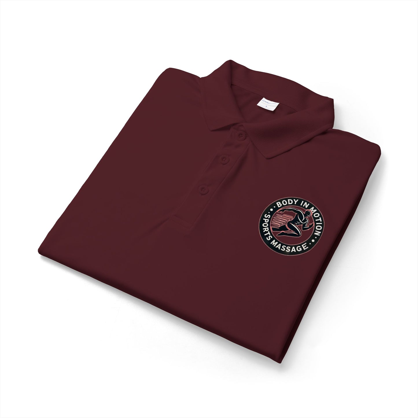 Sports Massage, Embroidered Massage Therapy Logo Polo