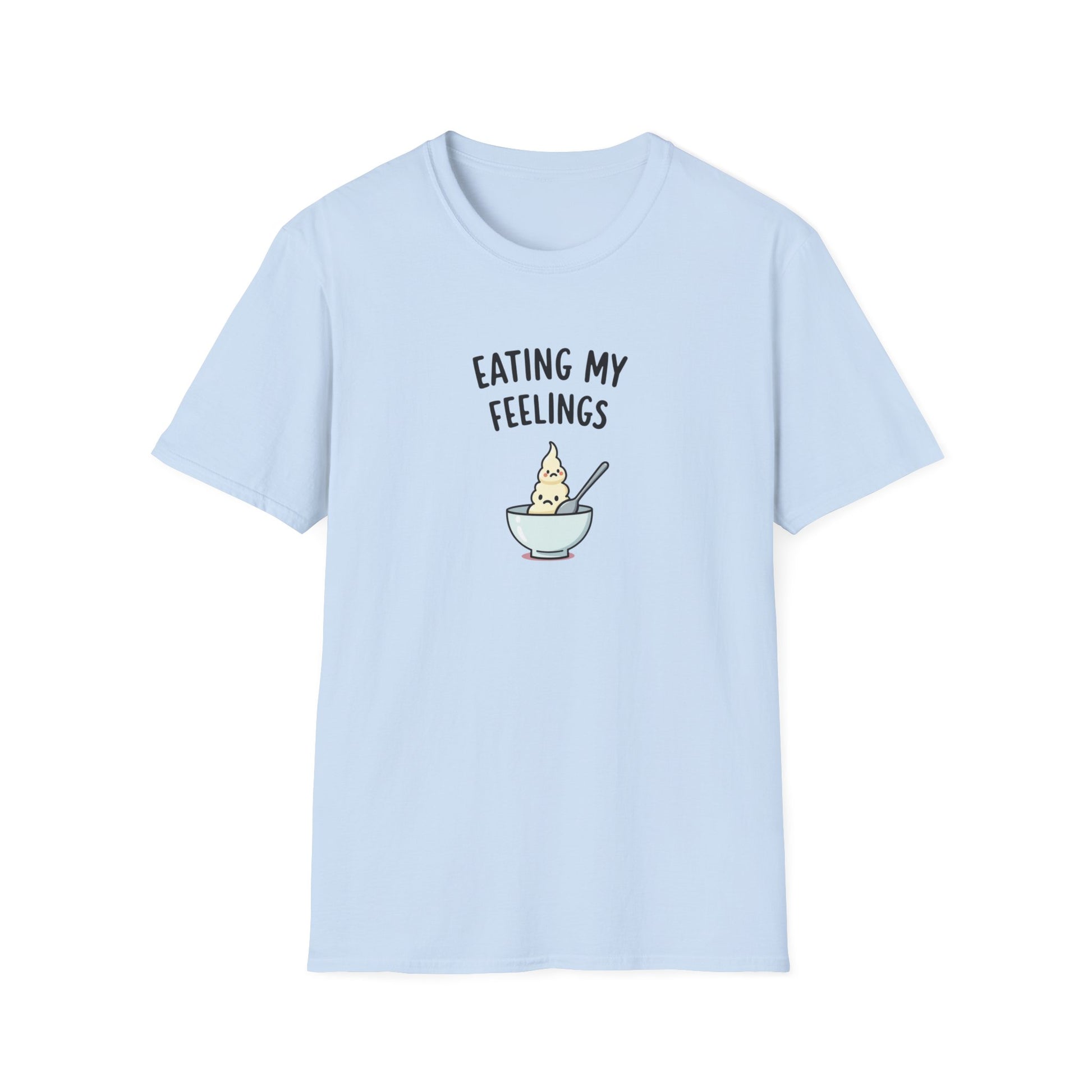 Eating My Feelings - Cute Casual Wear, Gift for Food Lovers, Funny Tee for Self-Care Days, Fun Summer [...] - Psychonaut Swag