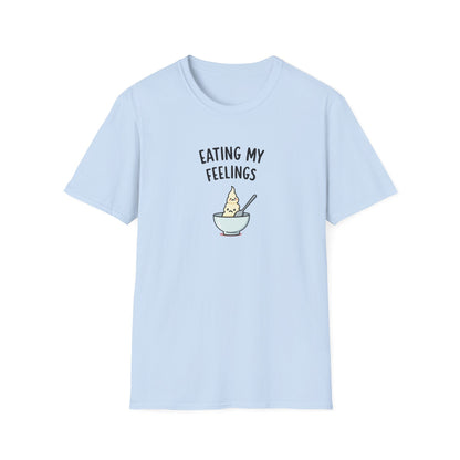 Eating My Feelings - Cute Casual Wear, Gift for Food Lovers, Funny Tee for Self-Care Days, Fun Summer [...] - Psychonaut Swag