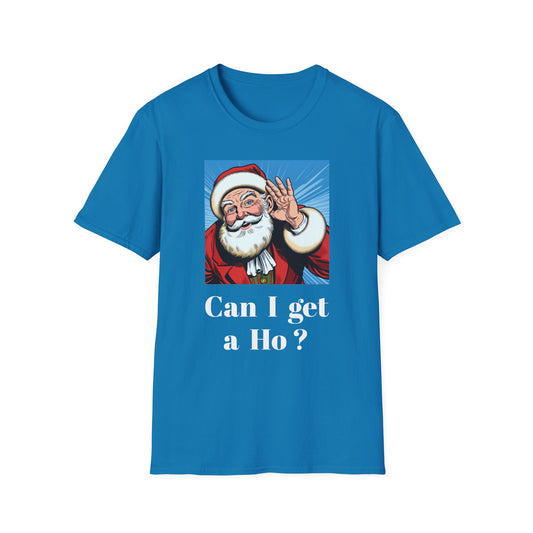 Santa Claus Listening for a Ho, Unisex T-Shirt