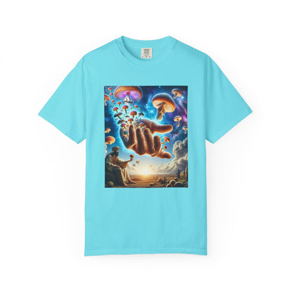 Mushrooms Gifted, Unisex Garment-Dyed T-shirt - Psychonaut Swag