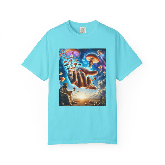 Mushrooms Gifted, Unisex Garment-Dyed T-shirt - Psychonaut Swag
