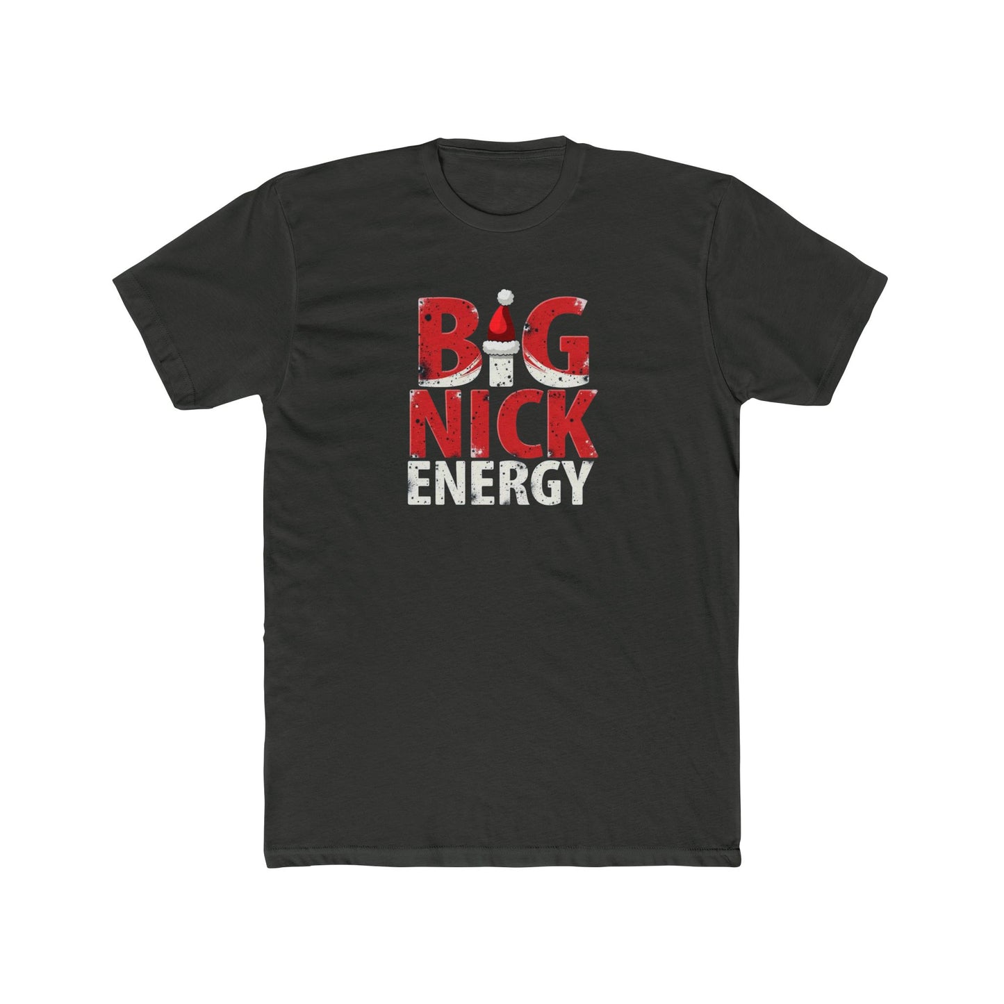 Big Nick Energy T-Shirt — Christmas Santa Hat Holiday Tee
