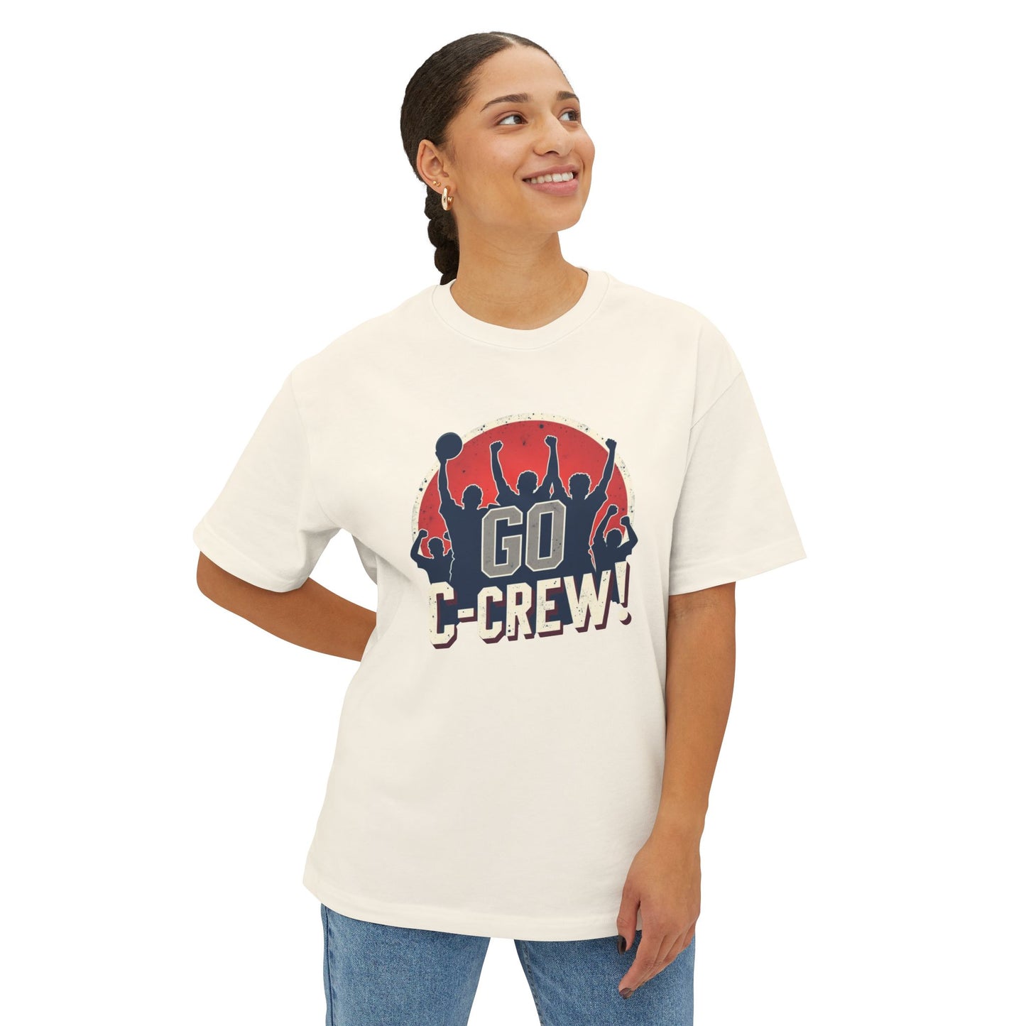 C-Crew, Unisex Oversized Boxy Tee