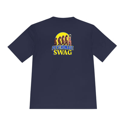 Psychonaut Swag, Small Biz, Unisex Moisture Wicking Tee, Workout Shirt, Gift for Car Enthusiasts, Casual Wear, Summer Activewear