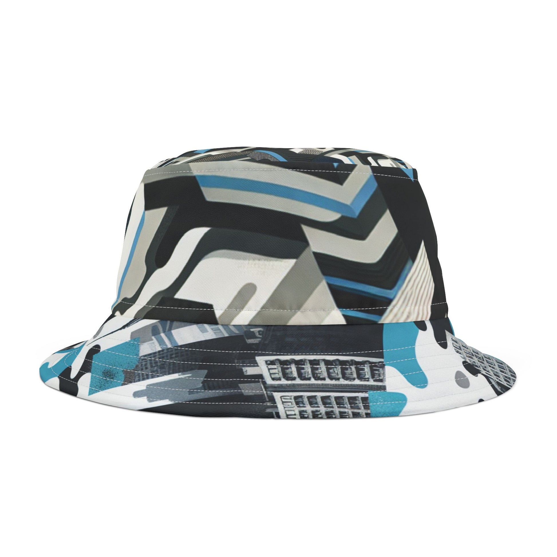 Concrete Jungle Camo, Bucket Hat (AOP) - Psychonaut Swag