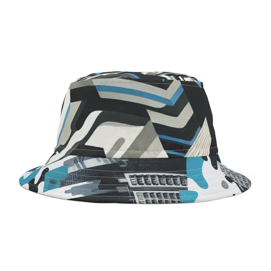 Concrete Jungle Camo, Bucket Hat (AOP) - Psychonaut Swag