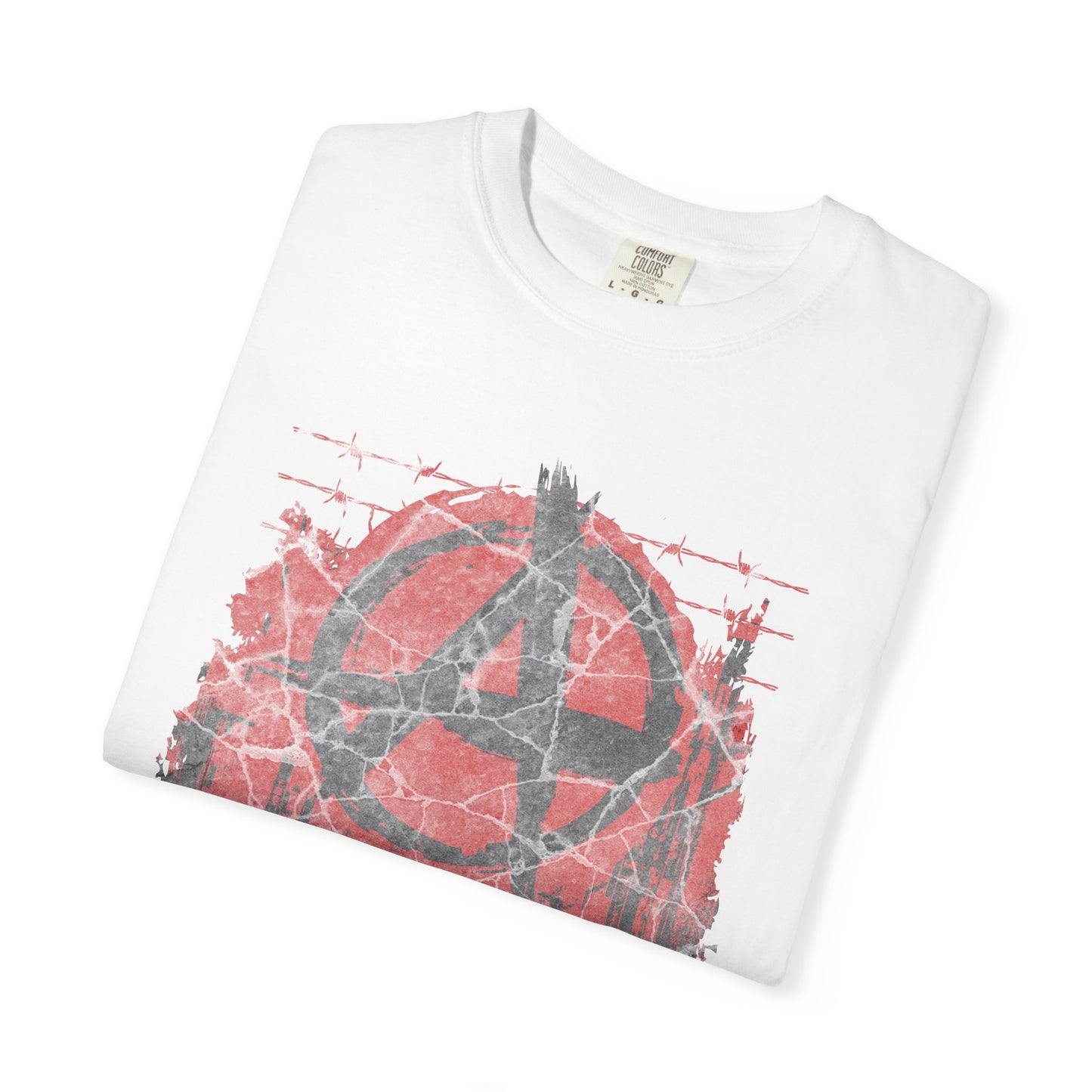 Anarchy in the Streets, Unisex Garment-Dyed T-shirt