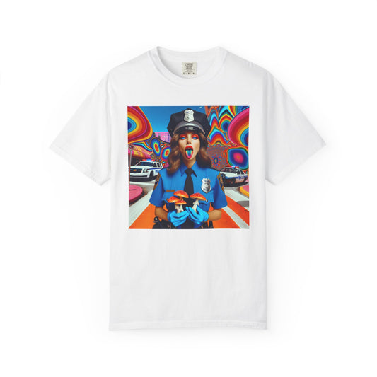 Holding, Unisex Garment-Dyed T-shirt - Psychonaut Swag